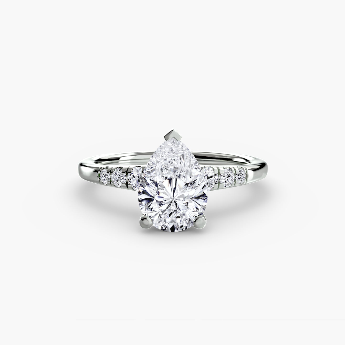 The "Grace" Solitaire with French Set Accents