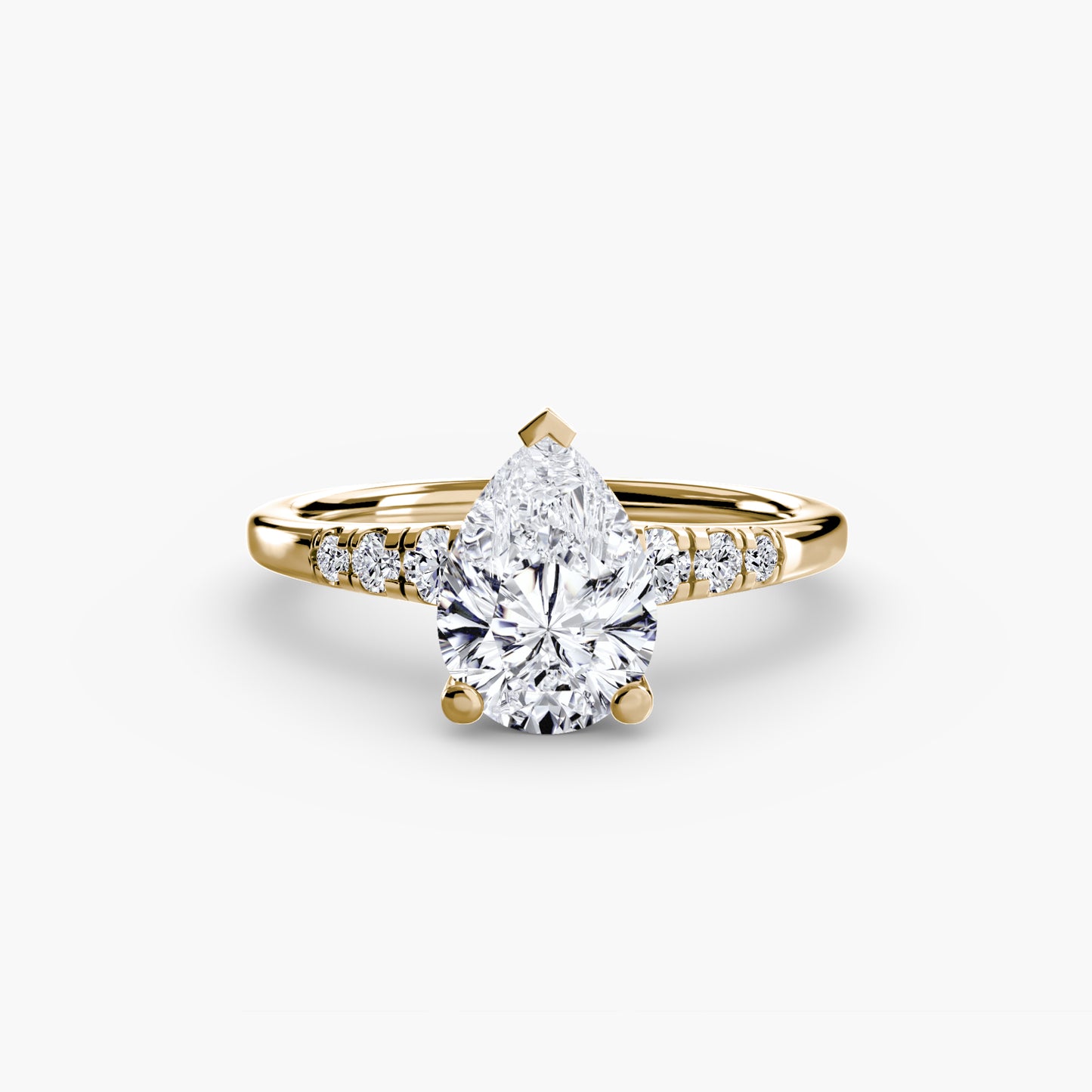 The "Grace" Solitaire with French Set Accents