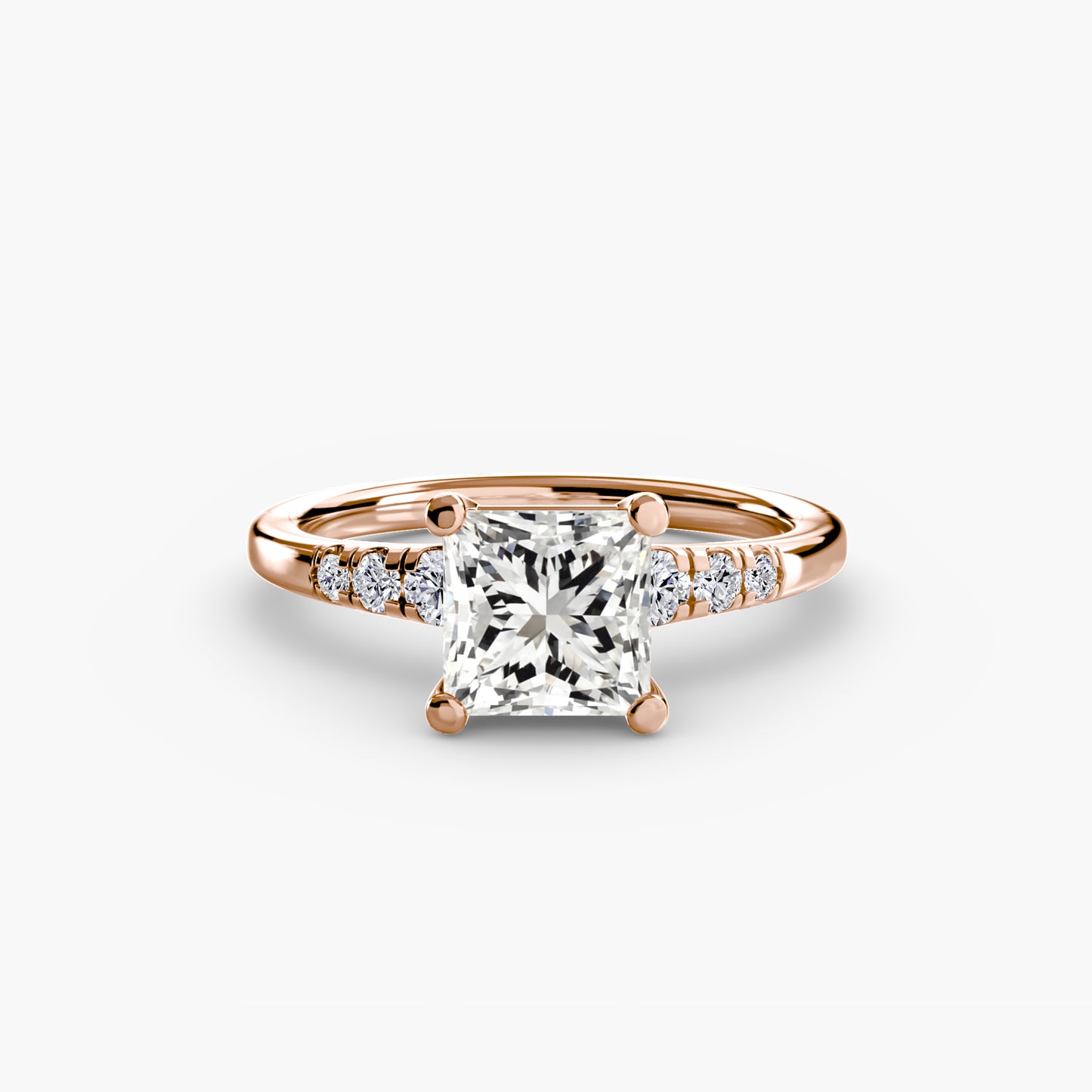 The "Grace" Solitaire with French Set Accents
