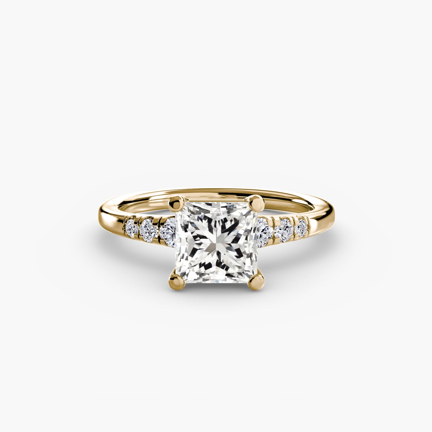 The "Grace" Solitaire with French Set Accents