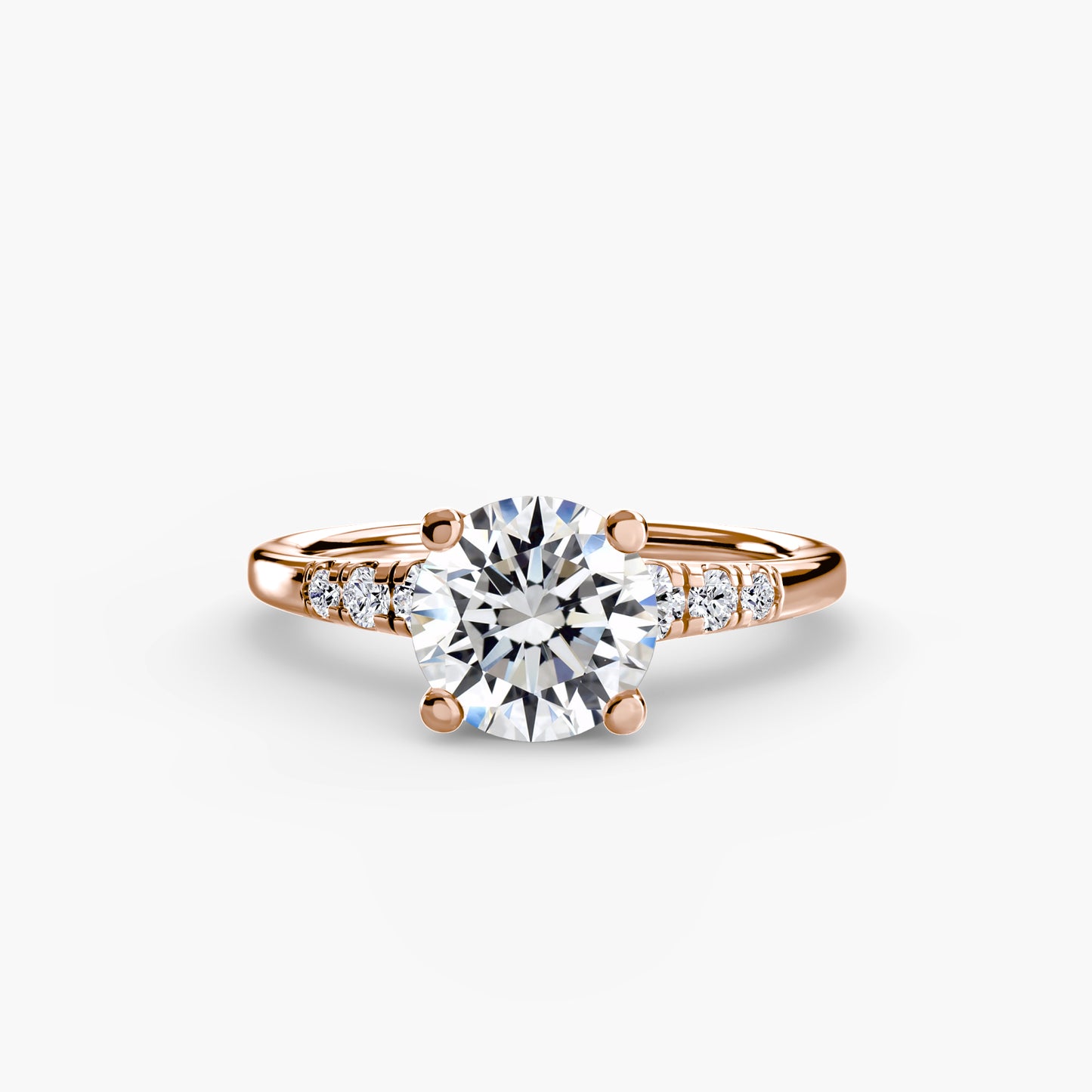The "Grace" Solitaire with French Set Accents