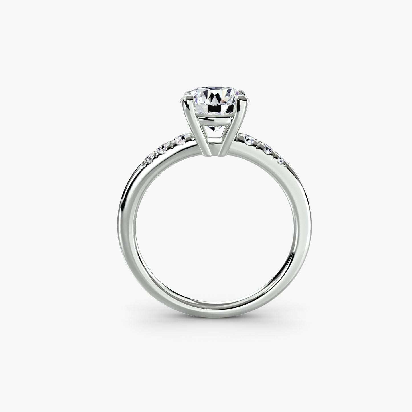 The "Grace" Solitaire with French Set Accents