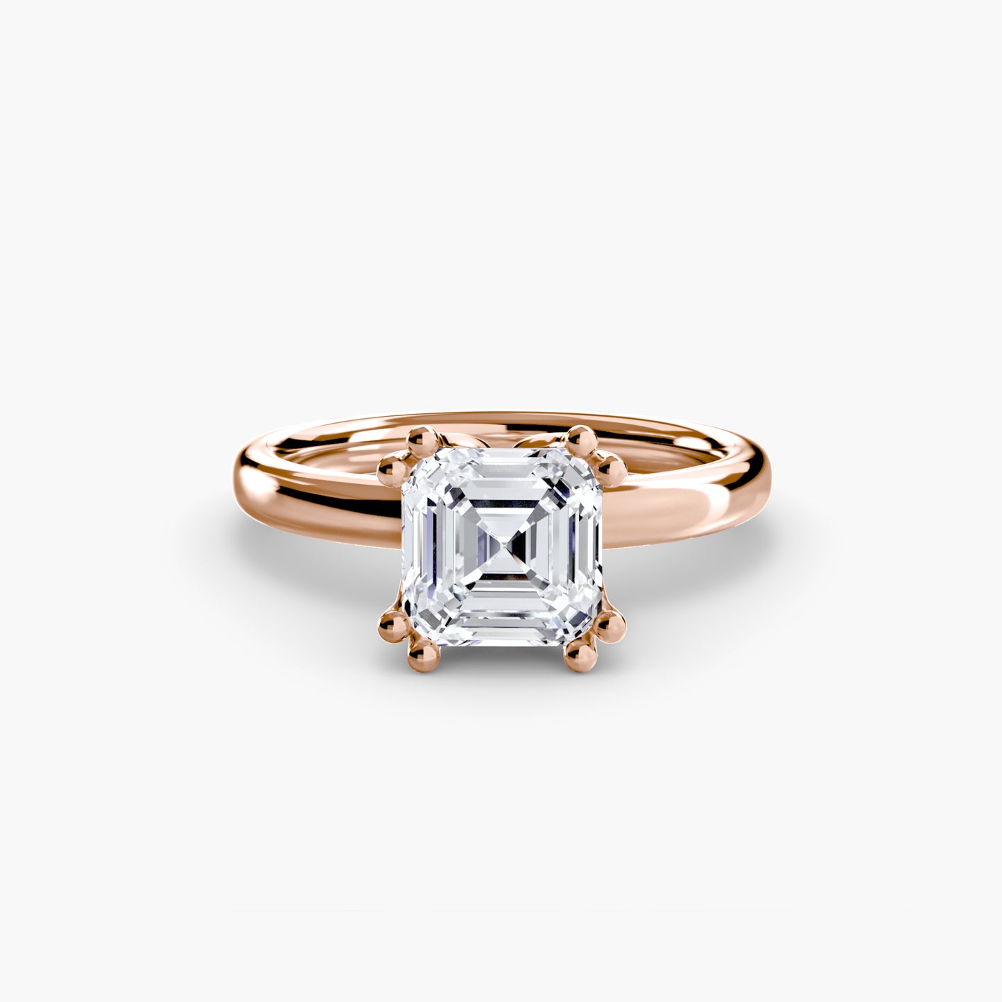 The "Vivian" Classic Solitaire with Double Prongs