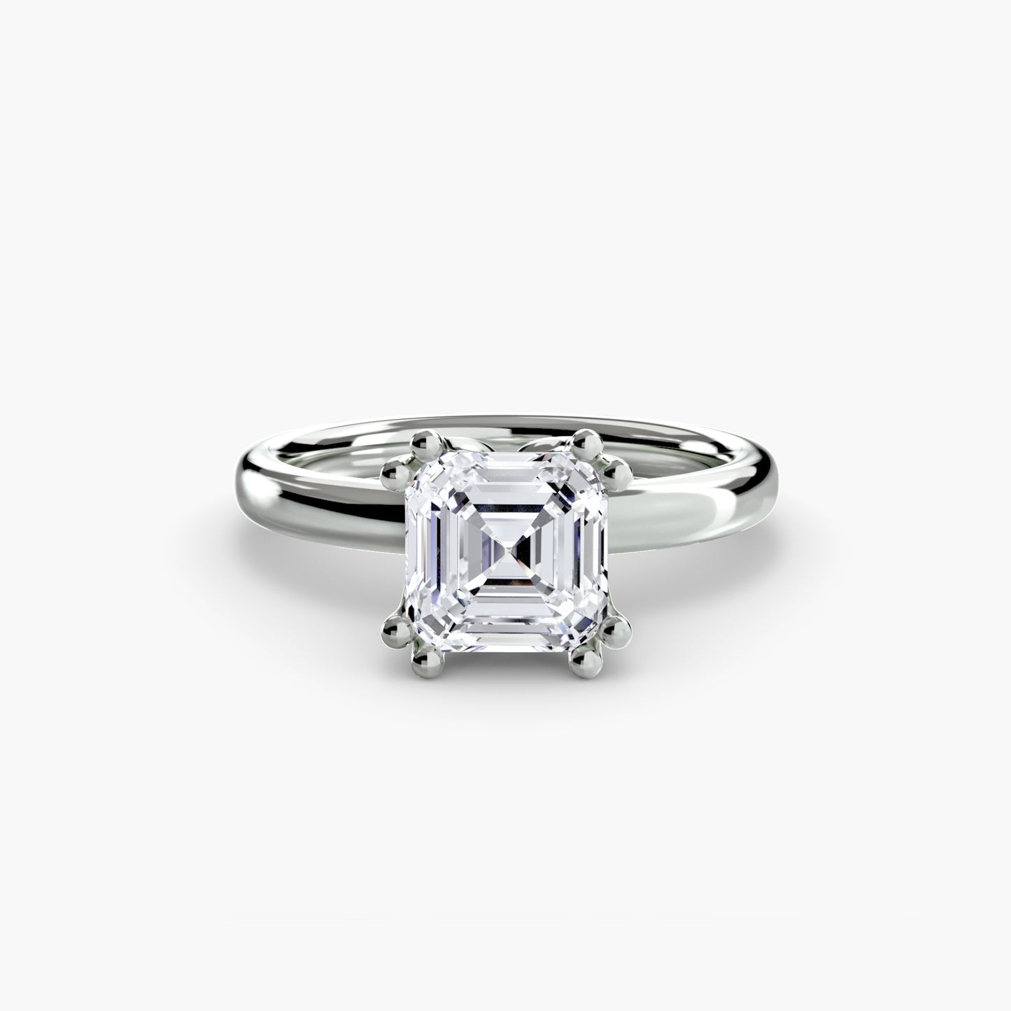 The "Vivian" Classic Solitaire with Double Prongs