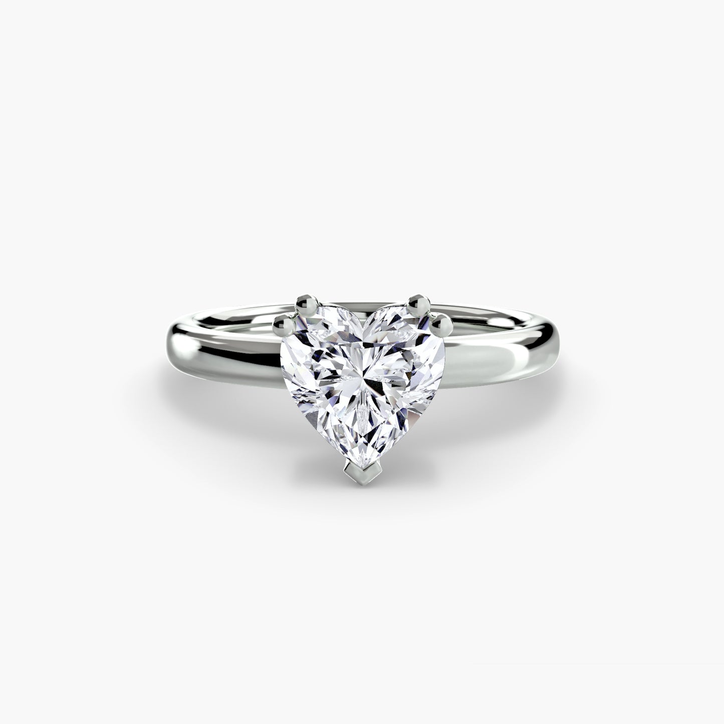 The "Vivian" Classic Solitaire with Double Prongs