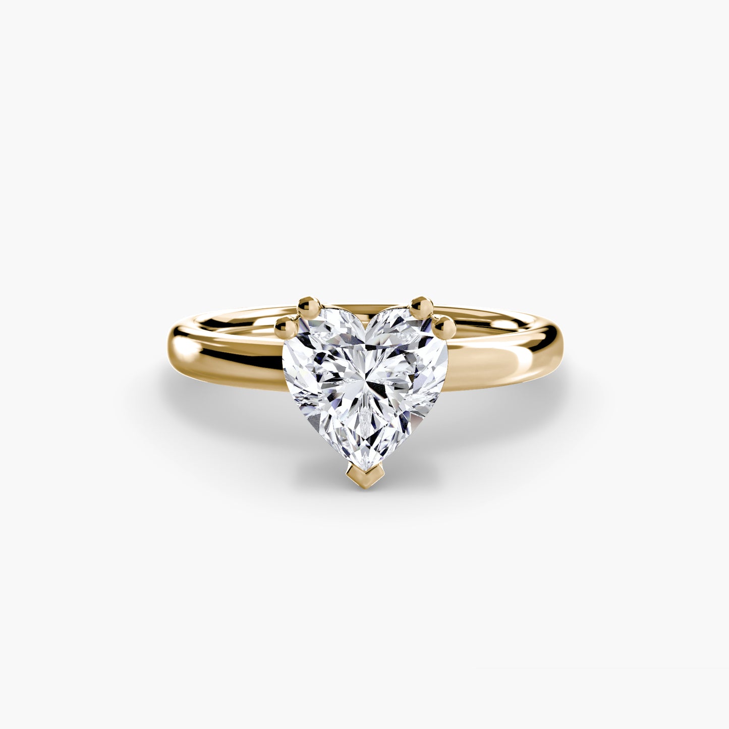 The "Vivian" Classic Solitaire with Double Prongs