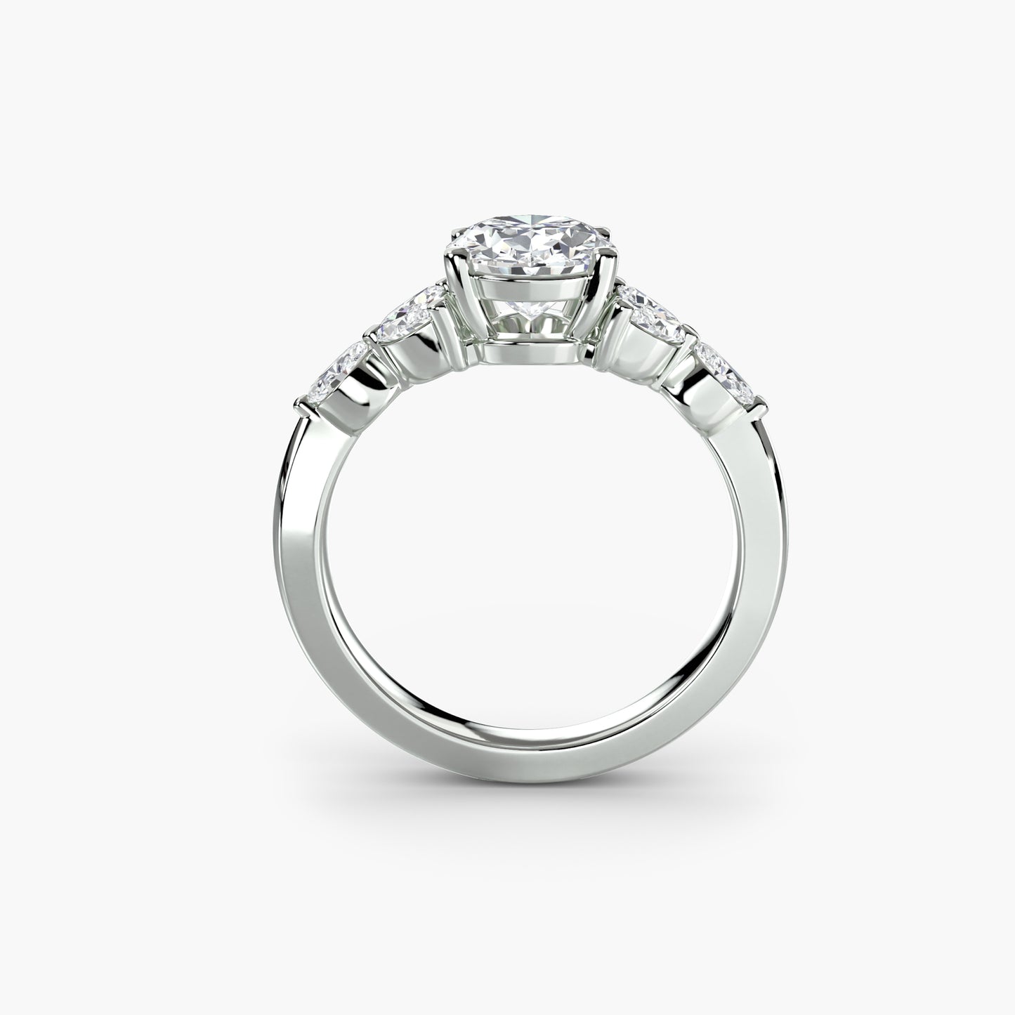 The "Giselle" Marquise Diamond Accent Ring