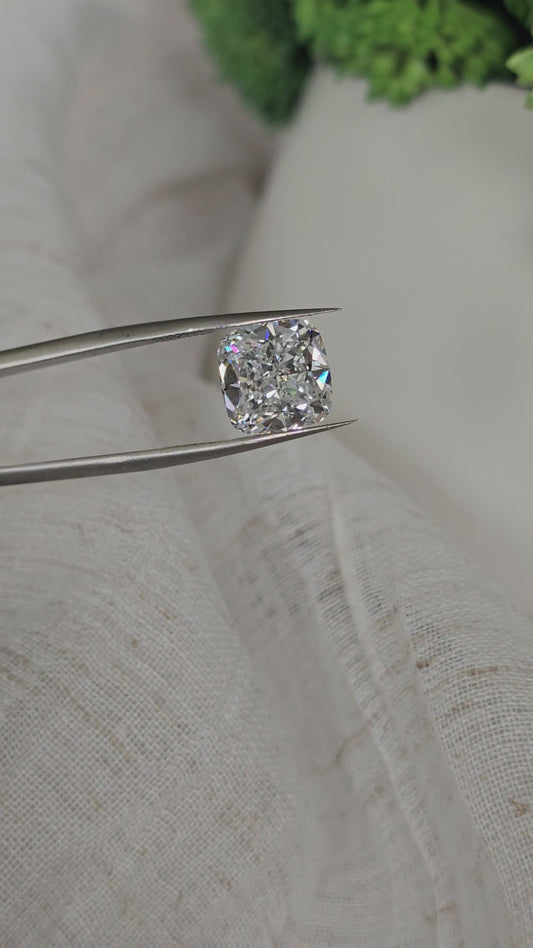 Loose 5.04 ct D/VS1 Square Cushion Lab Diamond - IGI Certified