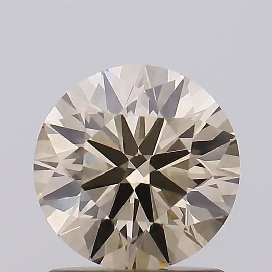 Loose 1.25 ct Round Light Brown VS1 Lab Diamond - IGI Certified