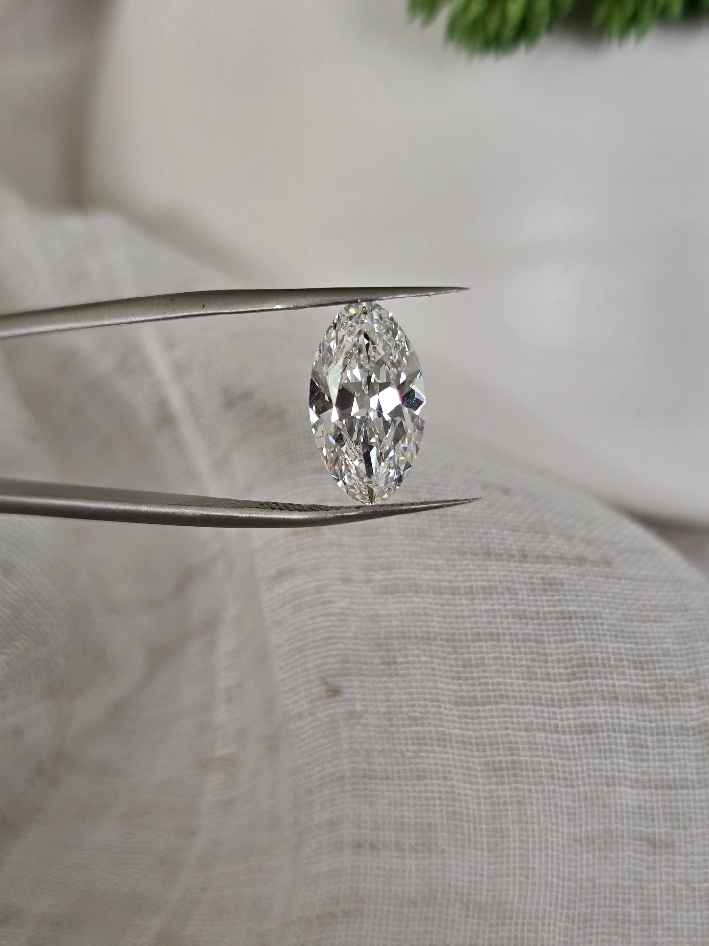 Loose 4.17 ct E/VS1 Moval Lab Diamond - IGI Certified