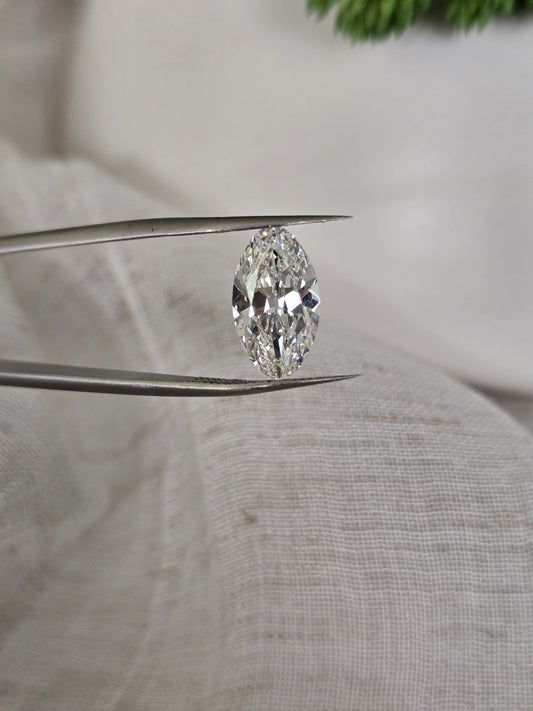 Loose 4.17 ct E/VS1 Moval Lab Diamond - IGI Certified