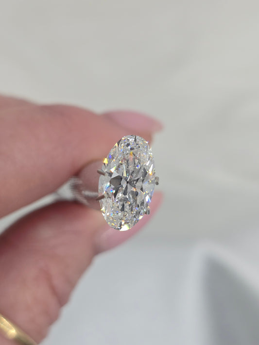 Loose 3.02 Ct E/VVS2 MOVAL Lab Diamond - IGI Certified
